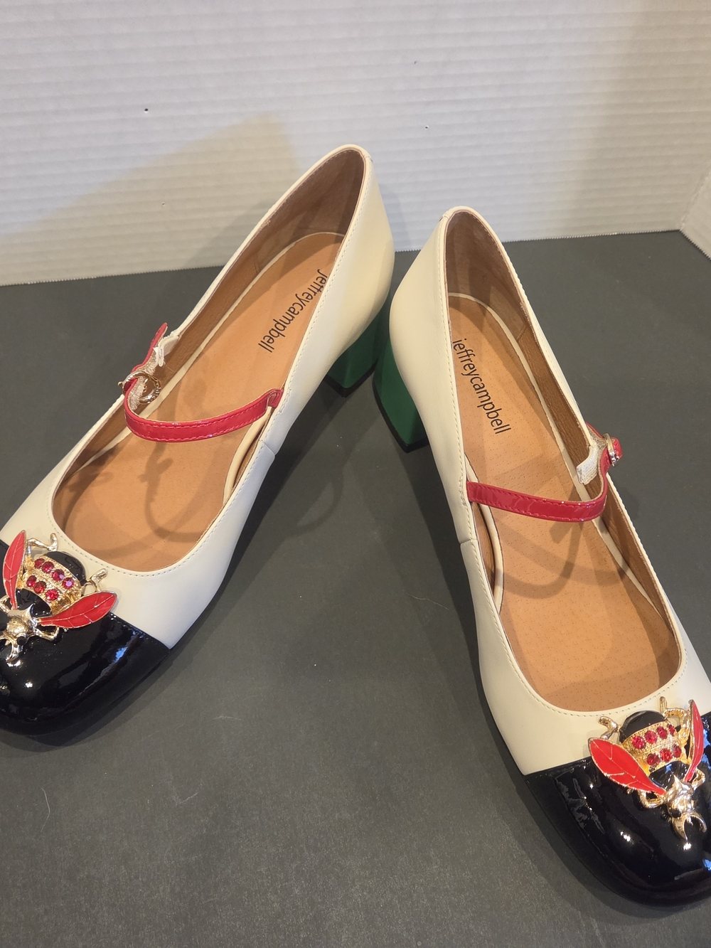 Jeffrey Campbell Jitterbug Block Heel Mary Janes $195